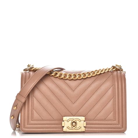 chanel boy caviar chevron medium|CHANEL .